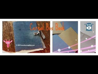 How to make a book from a Cereal Box