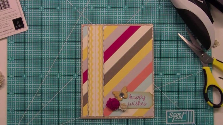 How to make a card from a sketch start to finish