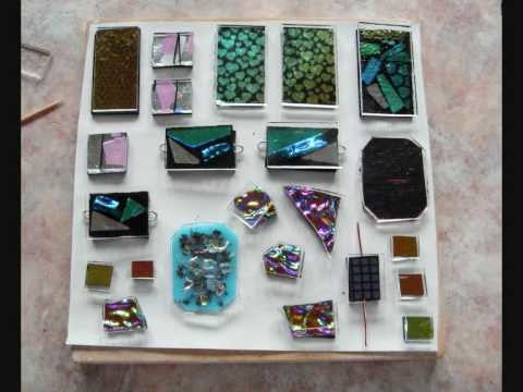 How to make a dichroic glass cabochon