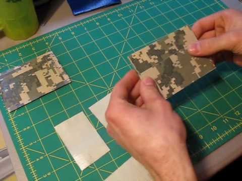 How to make a Duct tape money pouch w. credit card holders