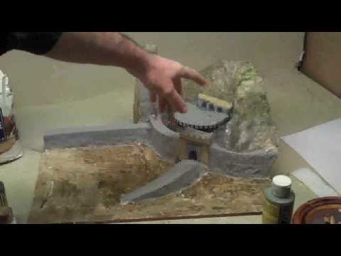 How-to-make-a-paper-mache-diorama-helms-deep.wmv