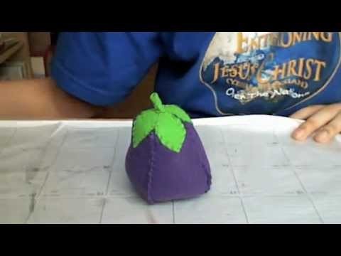How To Make An EggPlant Plushie