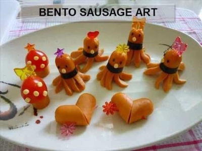 How To Make Bento Box Lunch - Octopus Sausage And More (Kawaii!)