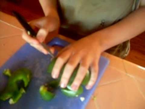 How to make Frogs from Bell Peppers