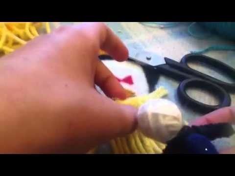 How to make string dolls: hair