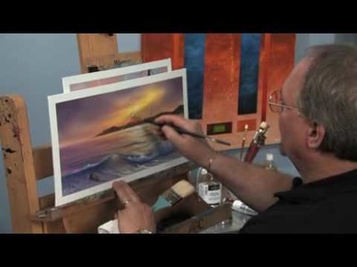 How to Paint Sunrays