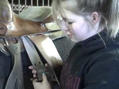 How to Saddle.Bridle a horse western