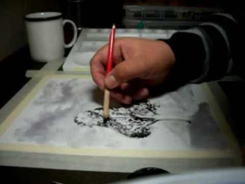 India ink drawing techniques