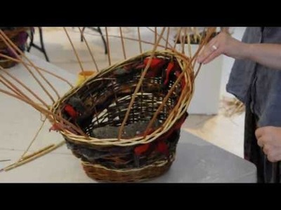 Jane Wilkinson Teaches Basket Making Newburgh North Fife.wmv