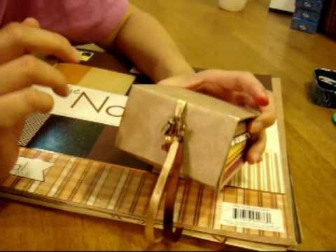 Mini Album Jewelry Box with binding technique