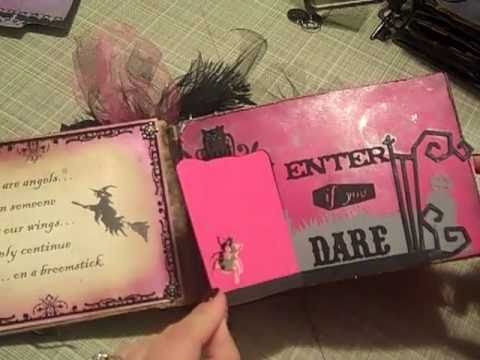 My 2010 Pink & Black Halloween Mini Album!