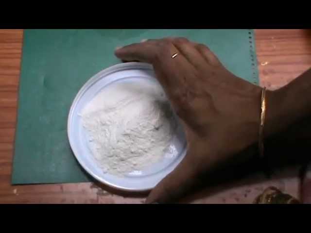 NIKSHIPTAM:How to make easy rangoli (Muggulu or kolam) border design.