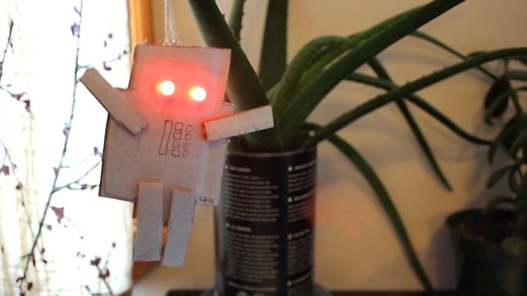 Quick LED Robot Ornament - Becky's Workshop