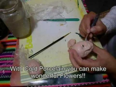 Sculpting a Dollhead in Cold Porcelain-Porcelana fria