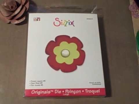 Sizzix Die, Grunge Flower, Crumple Flower