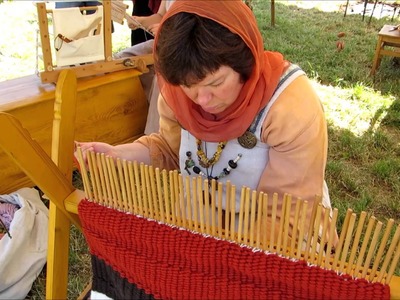 Stick Weaving - an experimental archaeology project