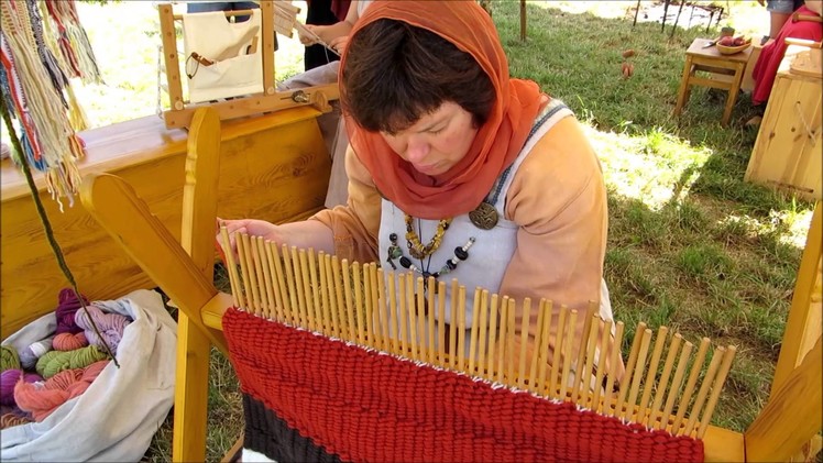 Stick Weaving - an experimental archaeology project