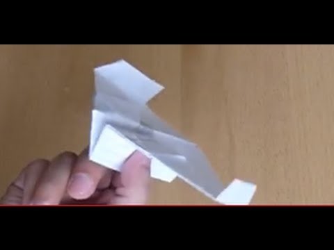 The best stunt paper airplane: Sabertooth!