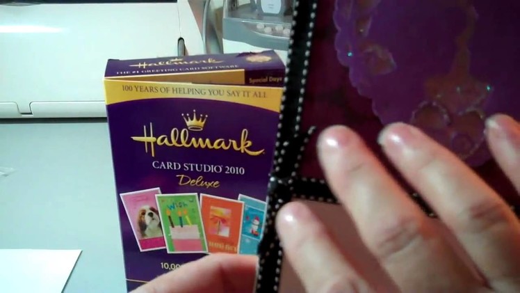 Video 3 Valentine Card using Cricut, Hallmark Card Studio
