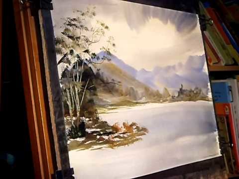 Watercolour Painting Tutorial - Buttermere, Lake District