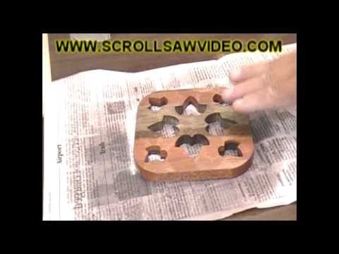 Woodworking - Scroll Saw Patterns - Apply & Removal