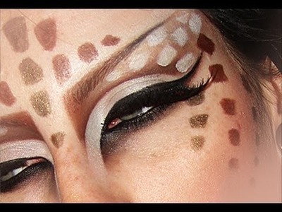Katy Perry ET video make-up. The Fawn make up tutorial Alien Kabuki Deer Make-up Tutorial