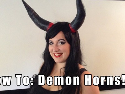 Tutorial: How to make cosplay demon horns