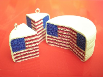 Clay Made Easy: American Flag Pattern Cake