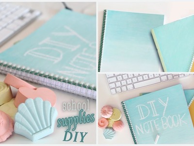 DIY Back To School Supplies | Notebooks, Chalk Paint and more! #1
