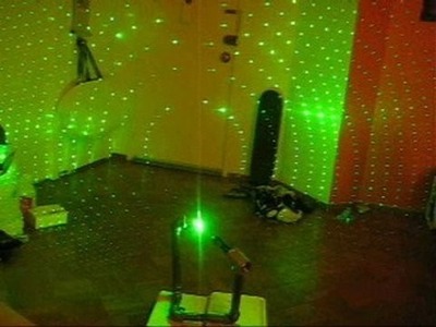 DIY How to make a green laser projector in 20 minutes!!!