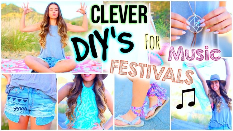 DIY's For A Music Festival That Will Save you Money! + Essentials & Outfits!