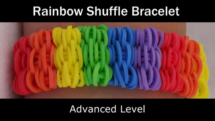 Rainbow Loom® Rainbow Shuffle Bracelet