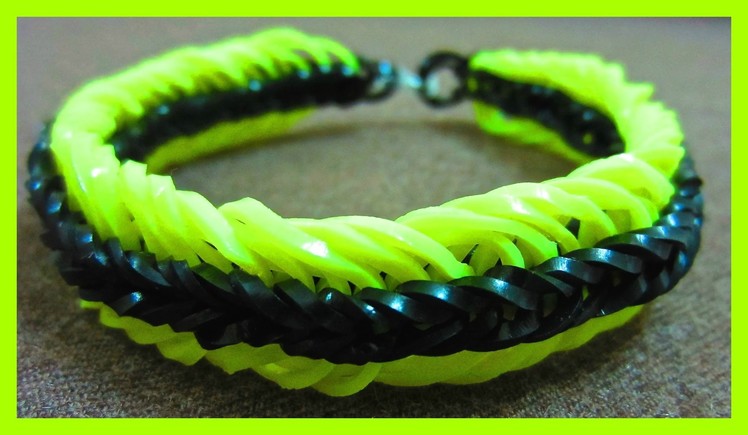 Super 6 Six Link Fishtail Rainbow Loom Bracelet without Loom