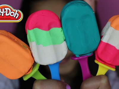 Tuesday Play Doh DIY Colorful Play Doh Popsicles| Play-Doh Ice Lolly