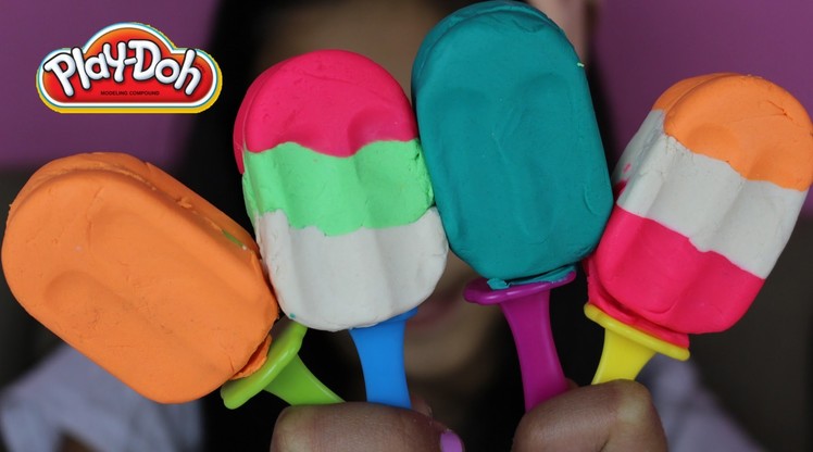 Tuesday Play Doh DIY Colorful Play Doh Popsicles| Play-Doh Ice Lolly