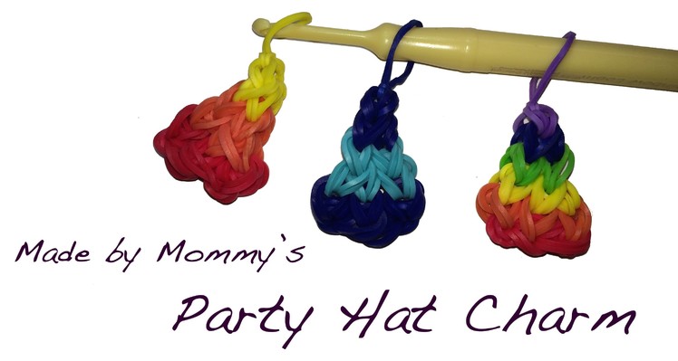 Birthday Party Hat Charm on the Rainbow Loom