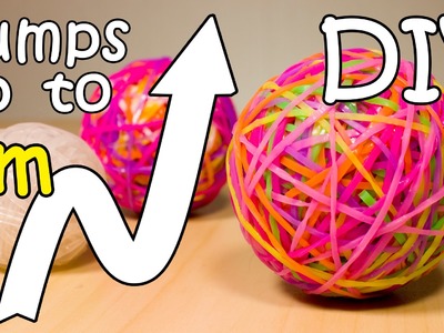DIY Bouncy Ball Out Of Rainbow Loom Bands - Super Ball Jumps Up To 7 meters high