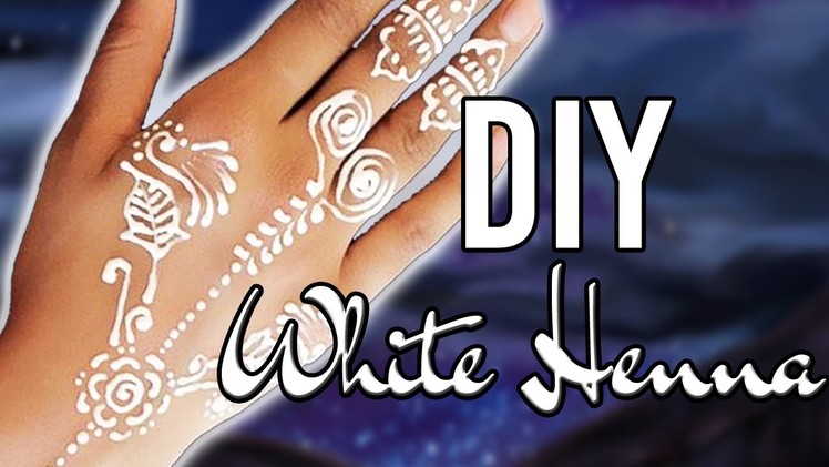 EASY DIY WHITE HENNA - ONLY 2 INGREDIENTS!