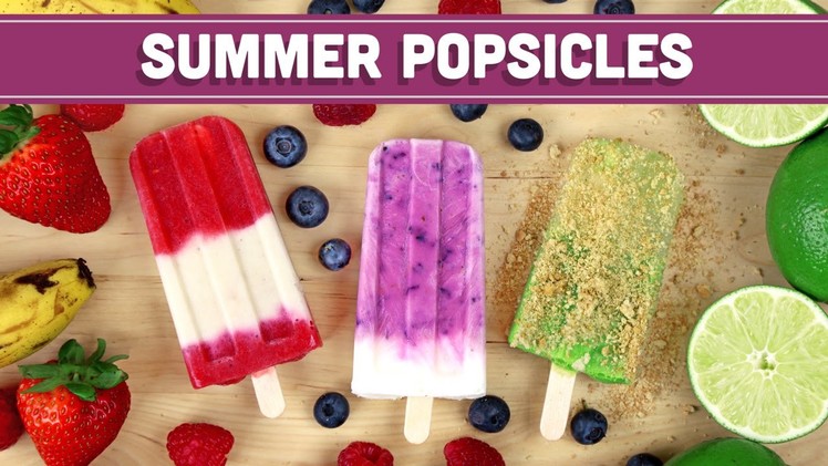 Homemade Summer Popsicles: 3 Ways! Mind Over Munch