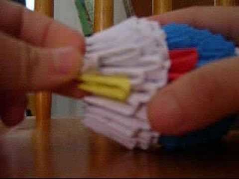 How to make a 3d origami hello kitty