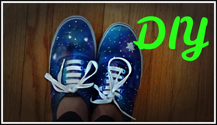 How to Make GALAXY SHOES! -HowToByJordan