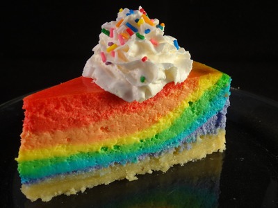 How to make rainbow cheesecake - with yoyomax12