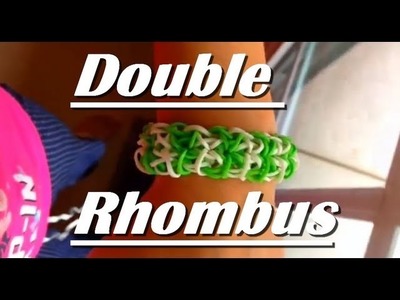 How to Make The Double Rhombus Rainbow Loom Bracelet