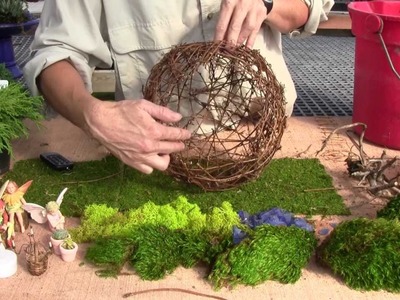 How to Plant a Willow Fairy Sphere with Plants (part 1)