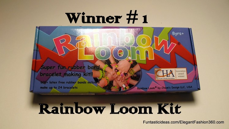 Rainbow Loom Monster Tail and New Metal Hook Reveal (Giveaway Closed))