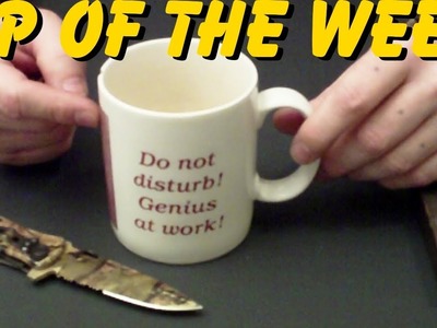 "Tip Of The Week" - How To Sharpen A Knife With A Coffee Cup (E10)