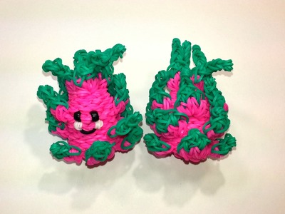 3-D Happy Dragon Fruit Tutorial by feelinspiffy (Rainbow Loom)