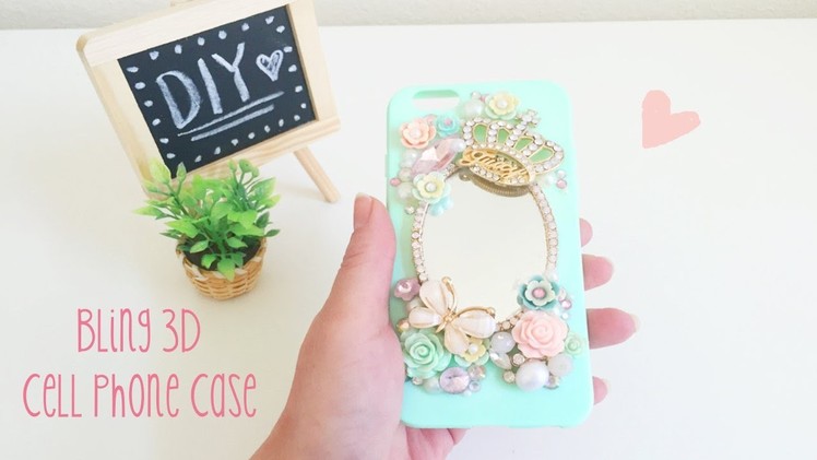 DIY Bling 3D cell phone case & LuxAddiction
