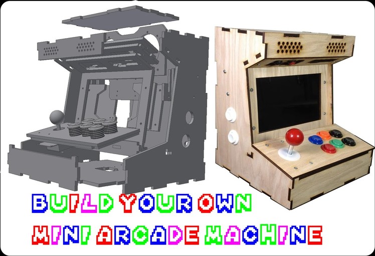 DIY Mini Arcade Cabinet (Porta Pi 9inch) Assembly Guide Update!
