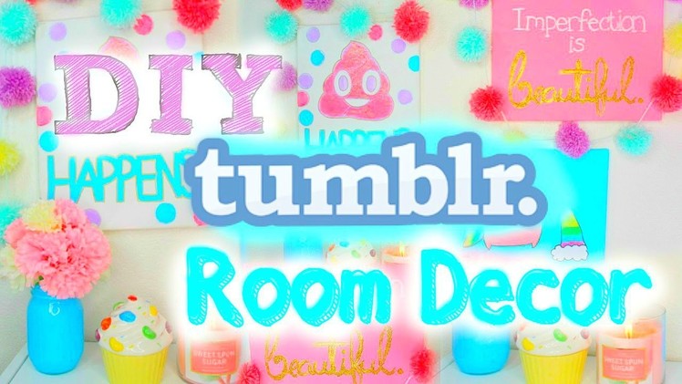 DIY Tumblr Room Decor 2015 | Cute & Easy Wall Art! ♡